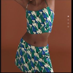 Blue & green Zara set